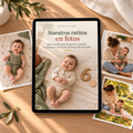 Nuestros ratitos en fotos | Ideas para recordar el primer año de tu bebé